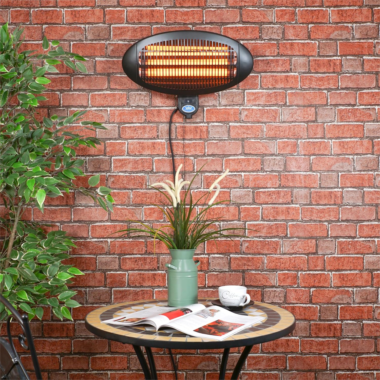 Programmable electric heater